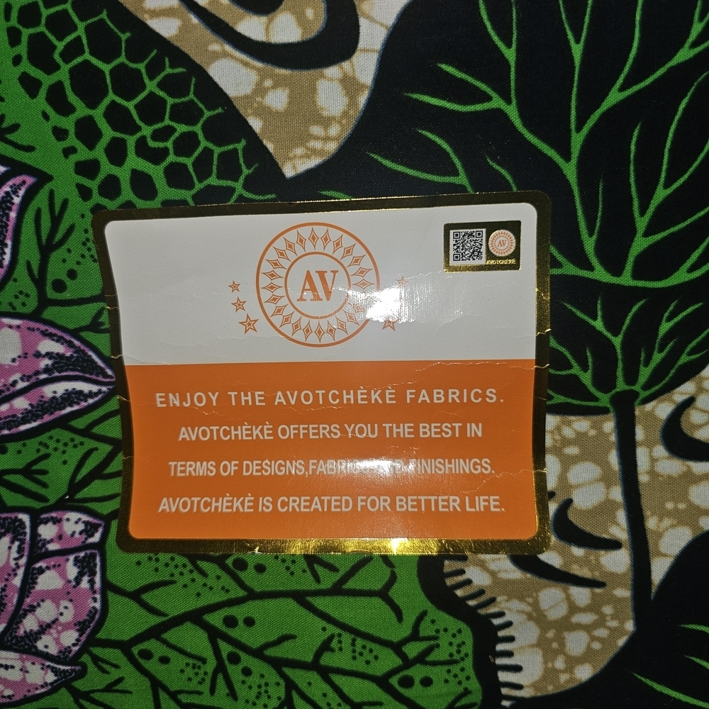 Green and Purple Fabric - Picture 4 of 10